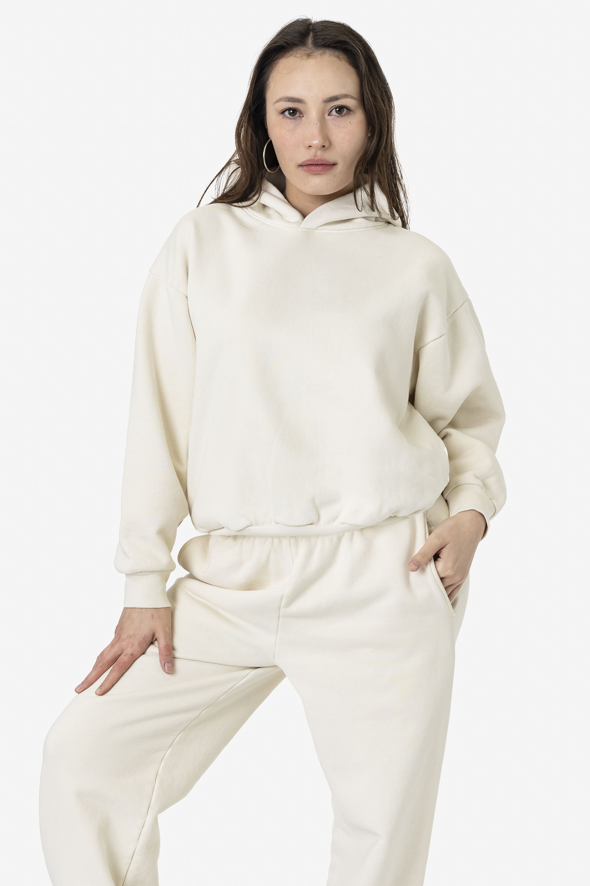 16OZ. PLUSH FLEECE SIDE POCKET PULLOVER HOODIE 8