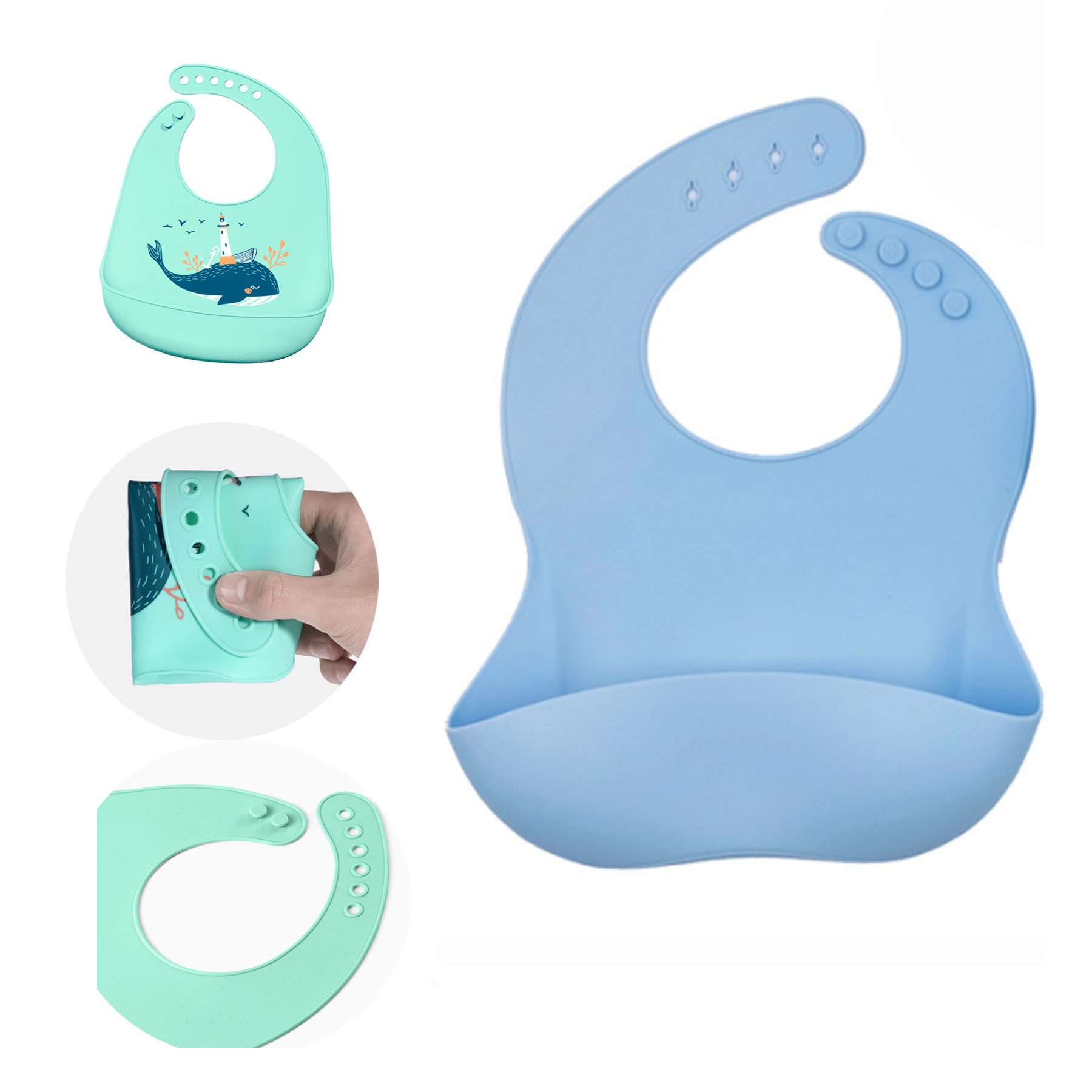 Silicone Baby Bibs 2