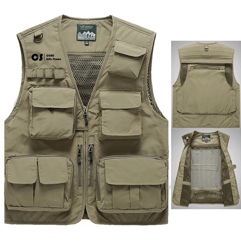 Casual Outdoor Work Safari Fishing Photo Vest 3