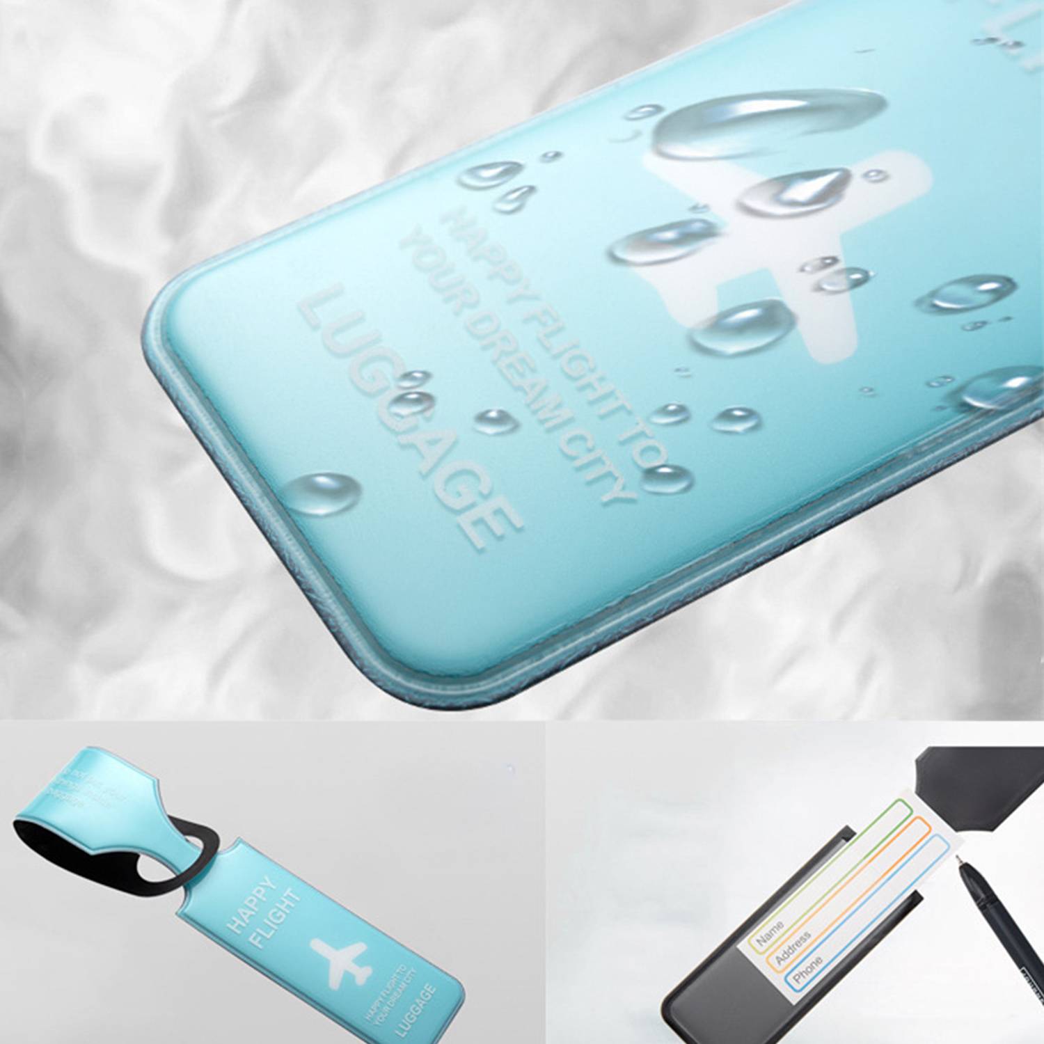 PVC Travel Luggage Tag 5