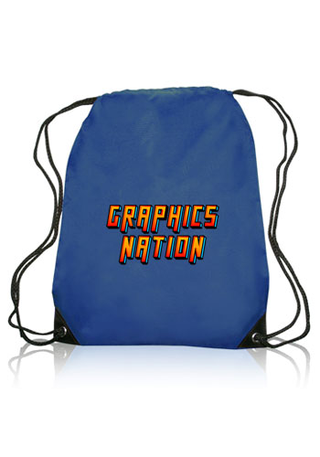 Black Trim Drawstring Bags 6