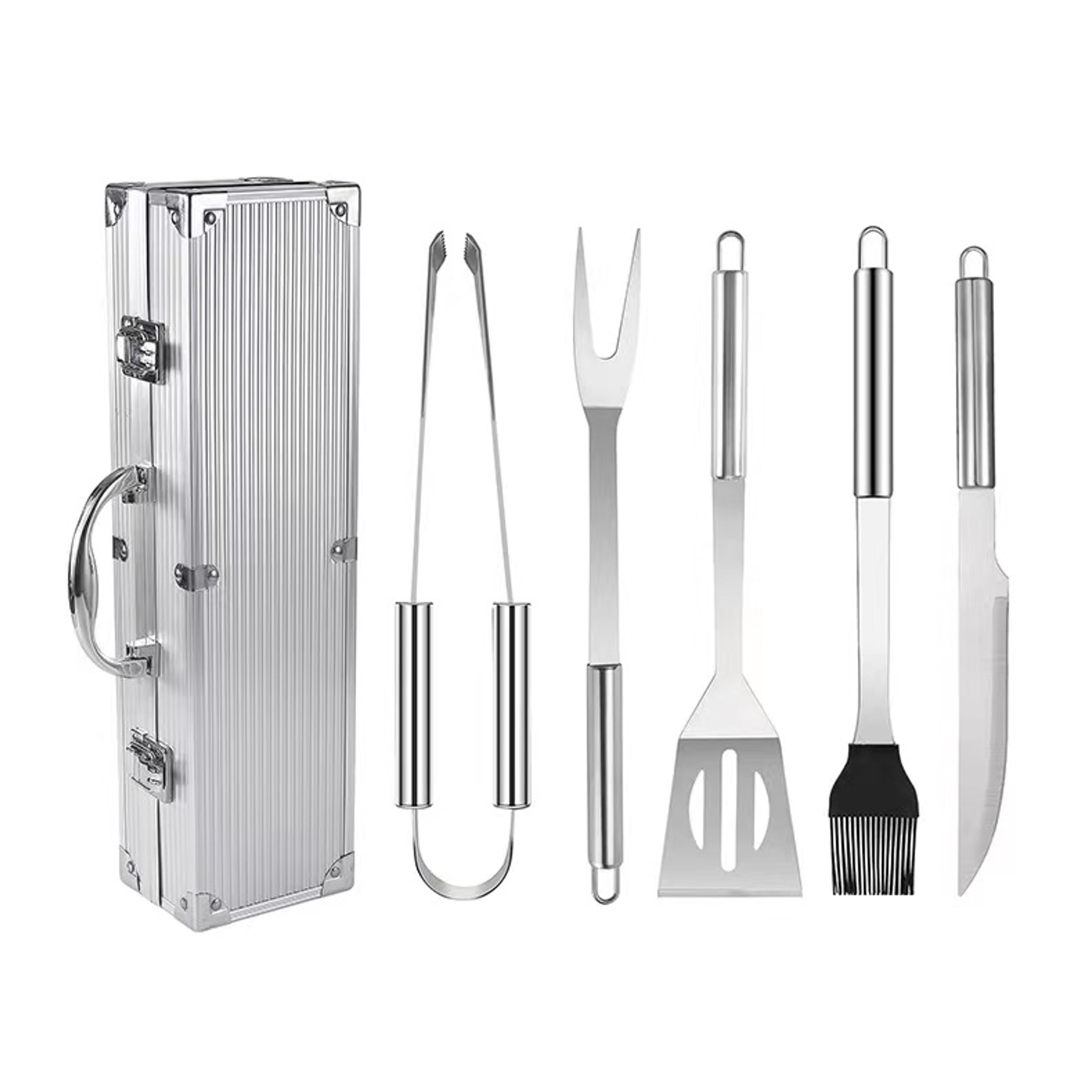 5pcs BBQ Tool Set in Aluminum Case - OCEAN 5