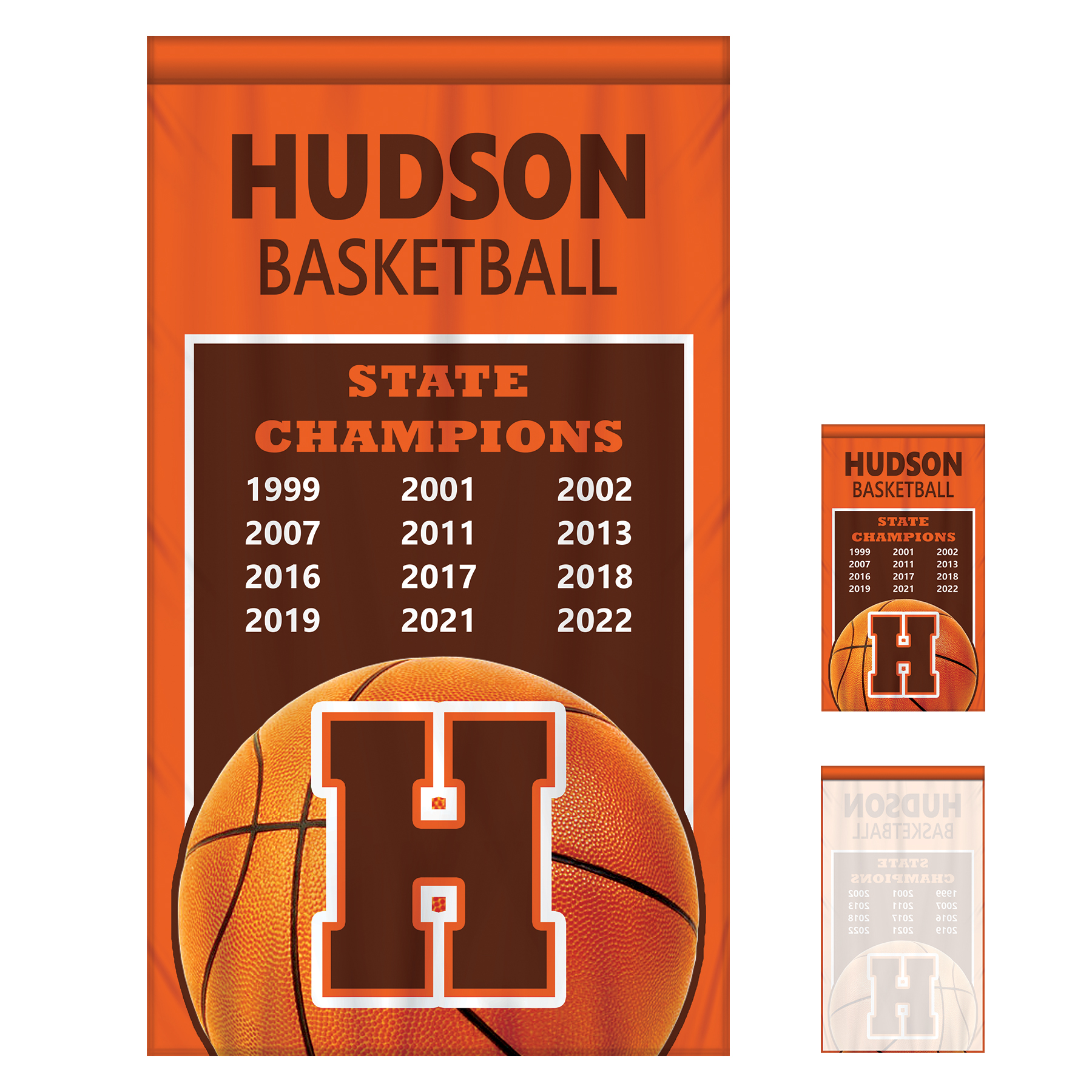 3' x 5' Championship Banner Single Sided Straight Cut 3
