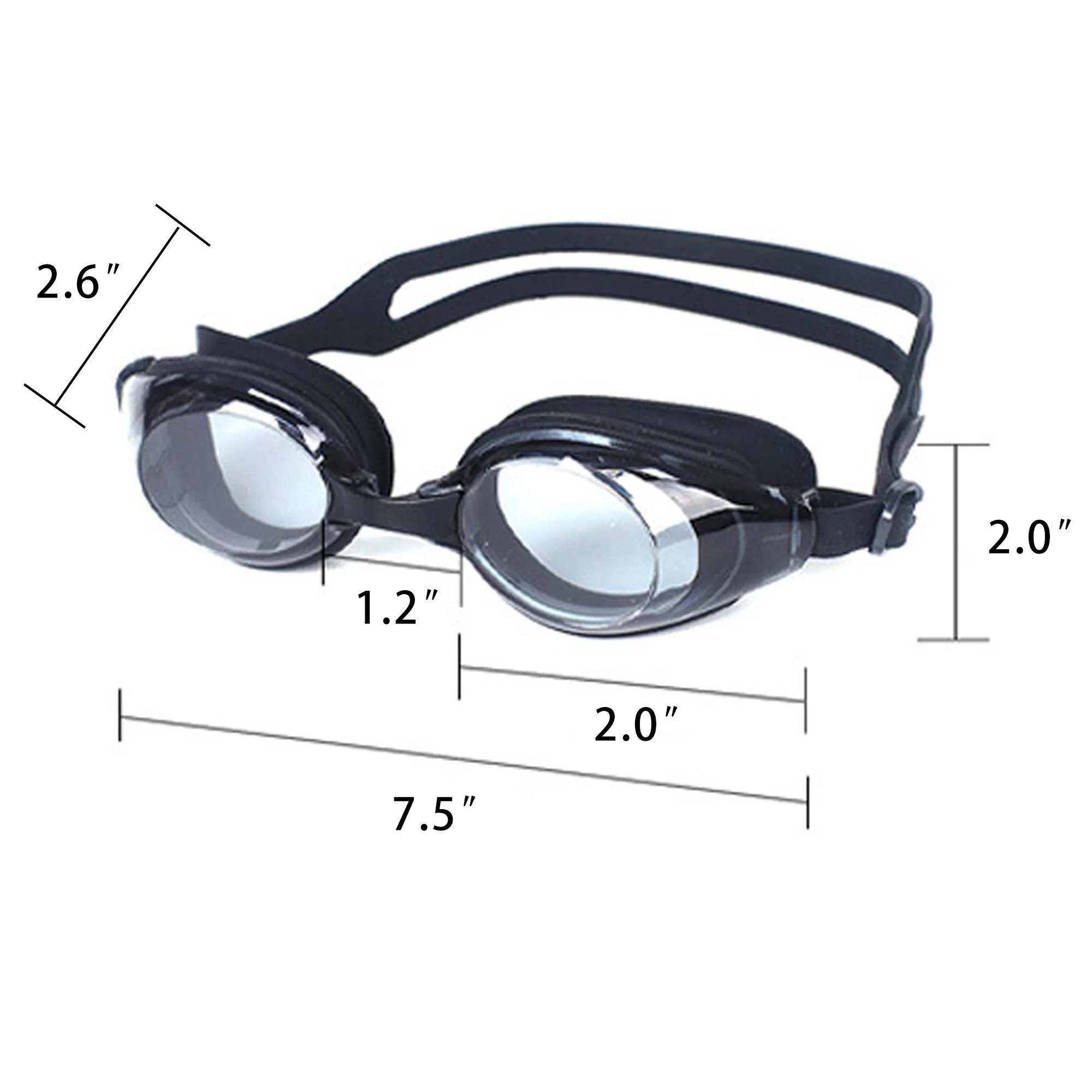Silicone Professional Swimming Goggles 1
