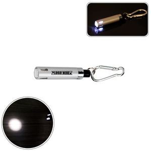 Lightweight Hollow Top LED Flashlight With Carabiner 10