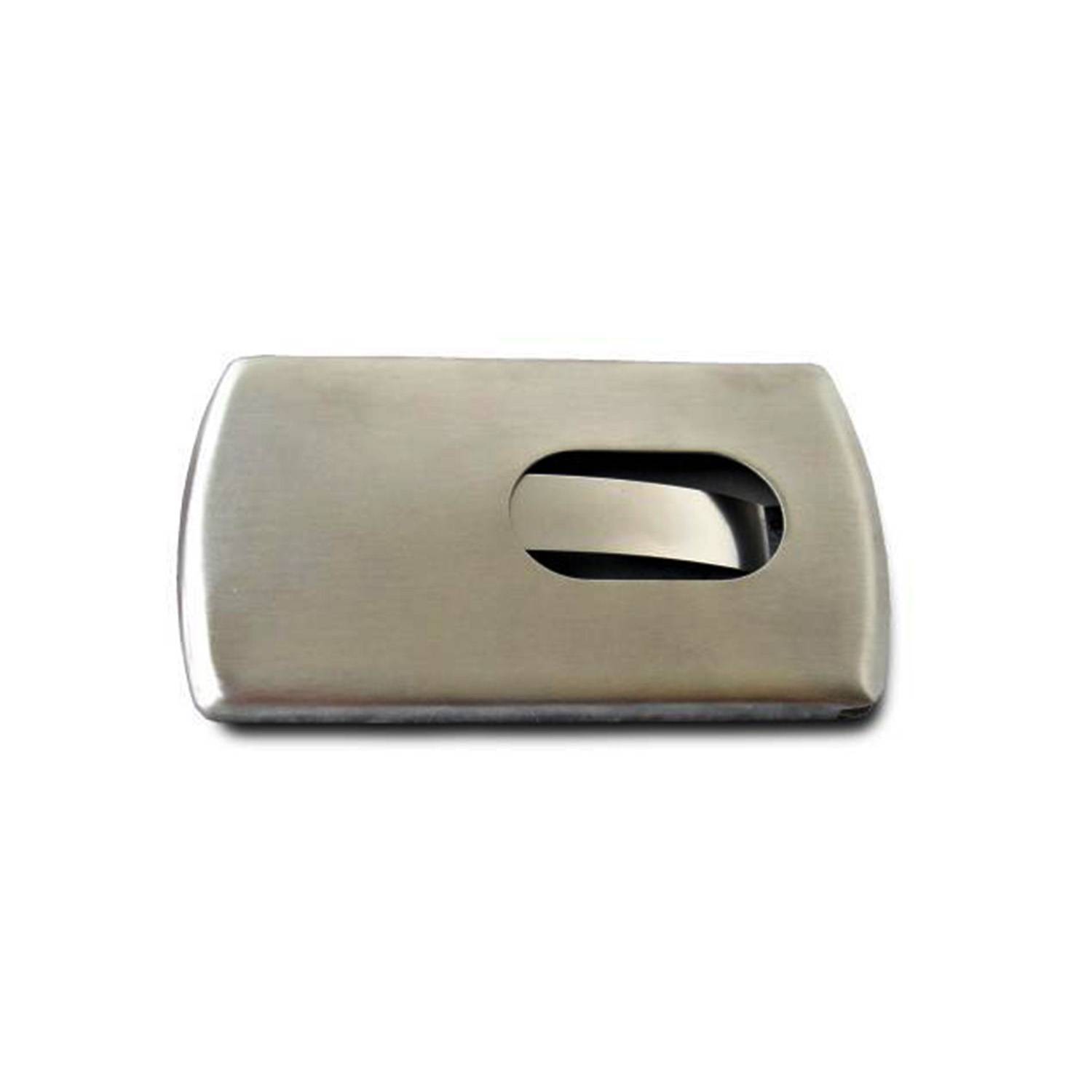 Men's Stainless Steel Business Card Case - Slim & Durable 4