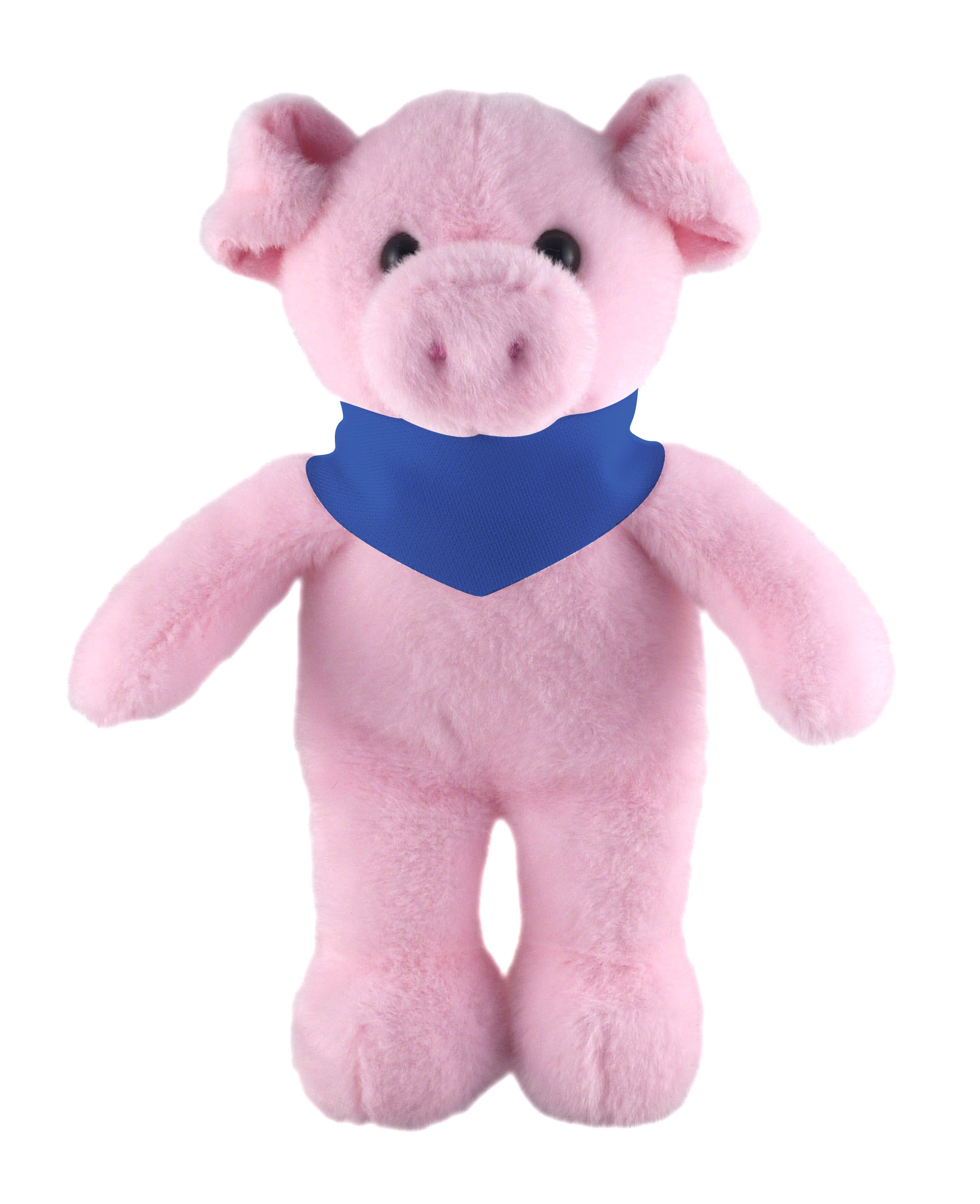Soft Plush Stuffed Pig with Bandana 3