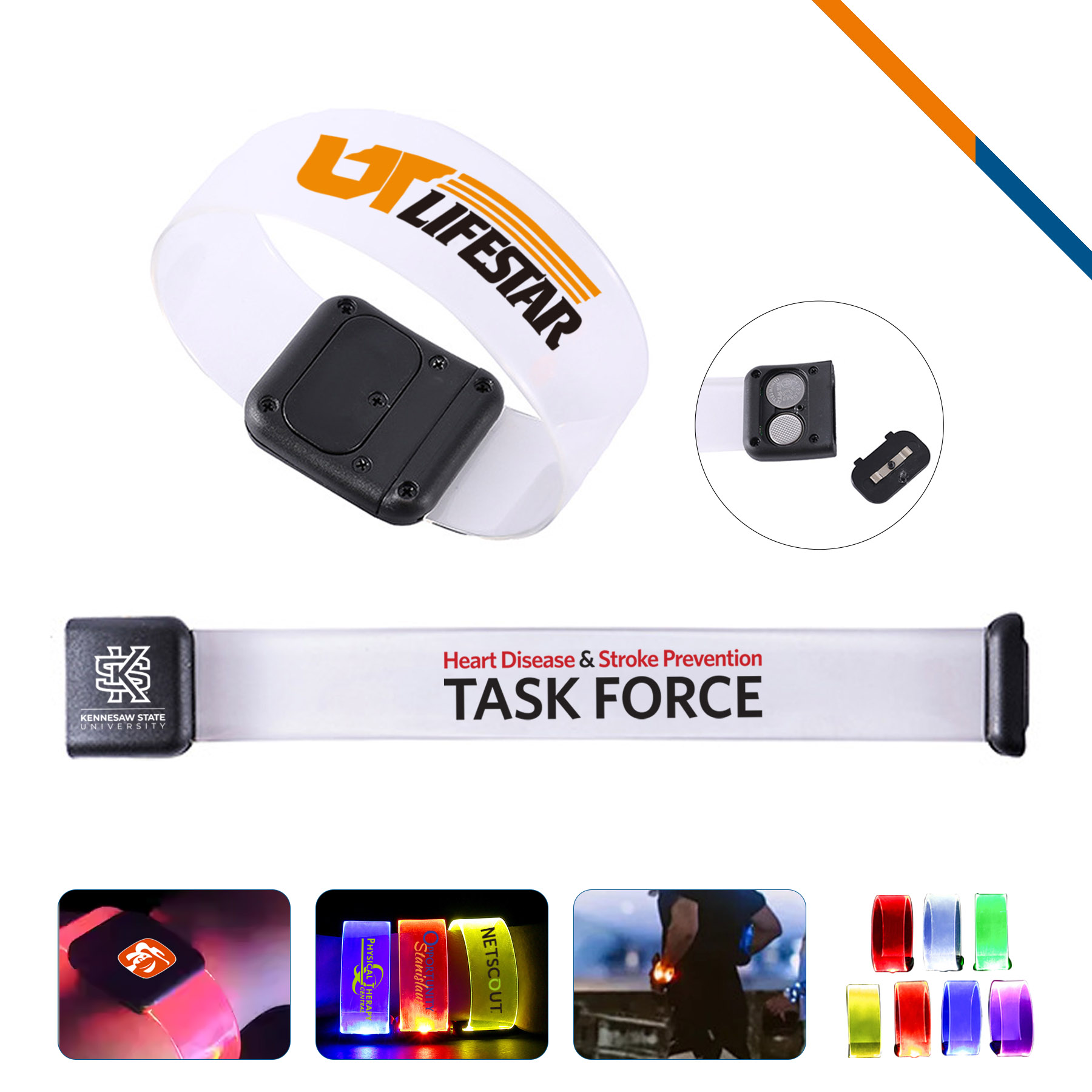 FlashLink Magnetic LED Light Up Bracelet 2