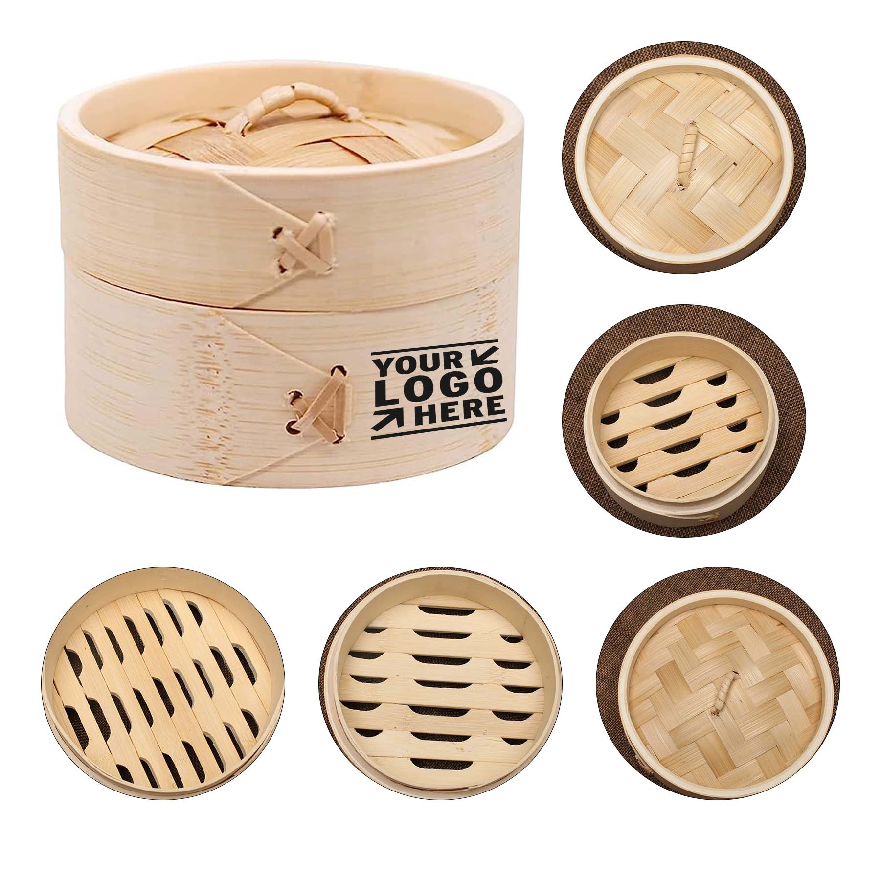 Women Kid Home Kitchen 4 Inch Bamboo Wood Candy Holder Soap Bar Container with Lid 2