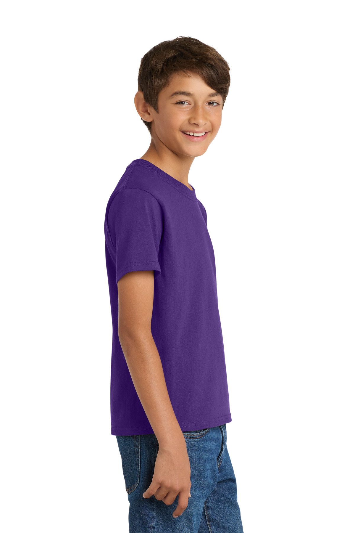Port & Co Youth Core Cotton Tee. PC54Y 251