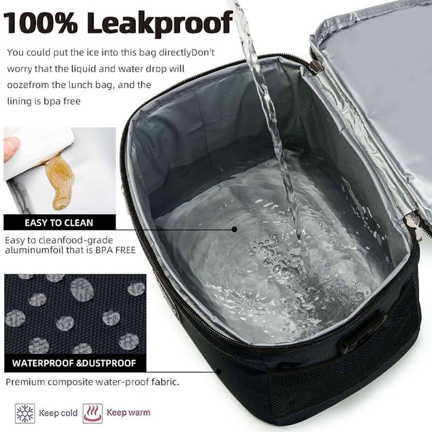8L Custom Lunch Cooler Bag – Waterproof & Insulated 6