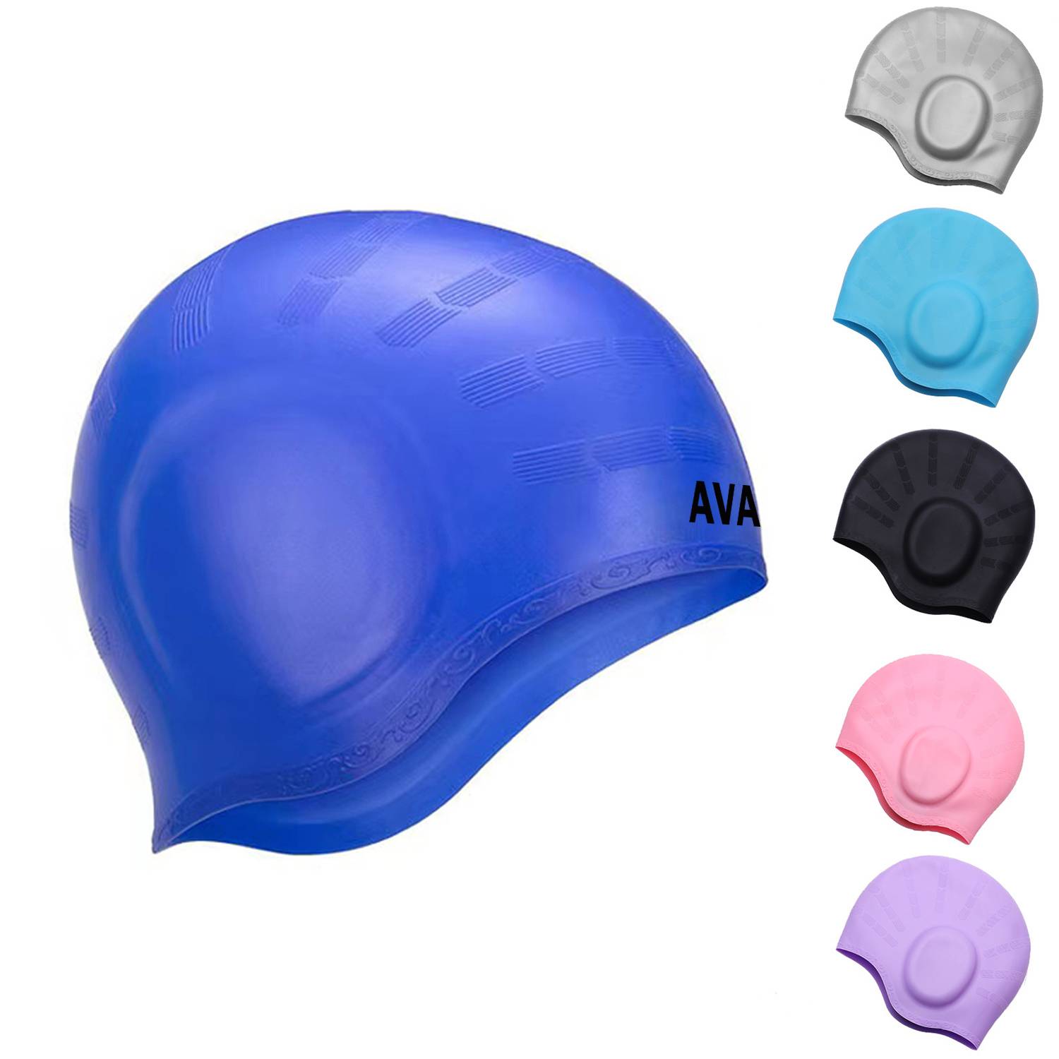 Silicone Waterproof Swim Cap 2