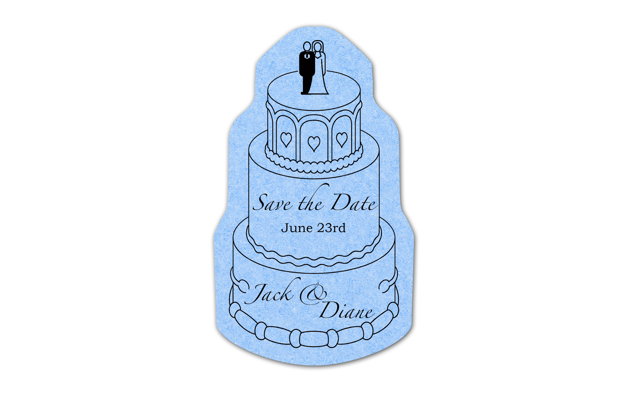 Wedding Cake Compressed Sponge 7