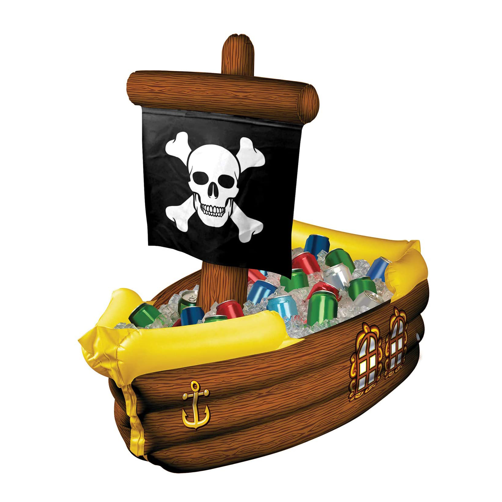 Pirate Ship Inflatable Cooler 8