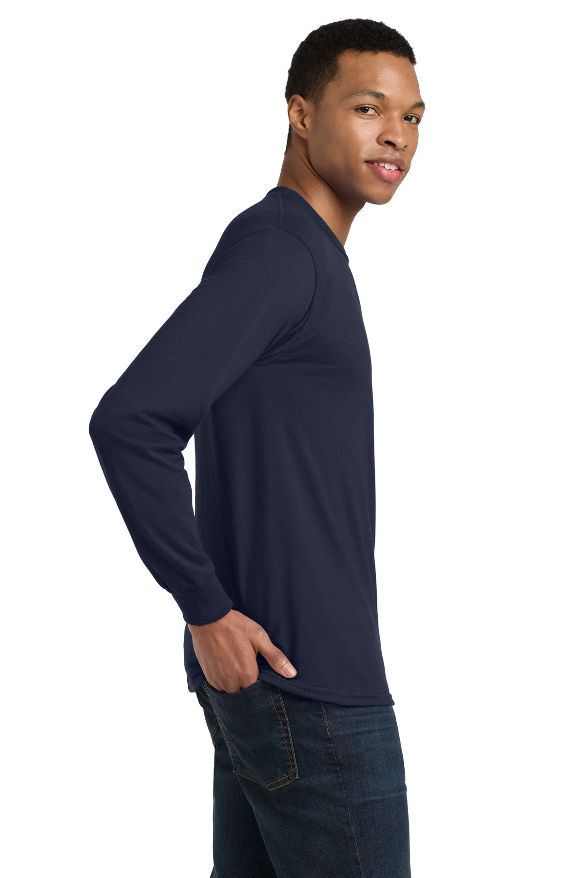 Gildan - DryBlend 50 Cotton/50 Poly Long Sleeve T-Shirt. 8400 123