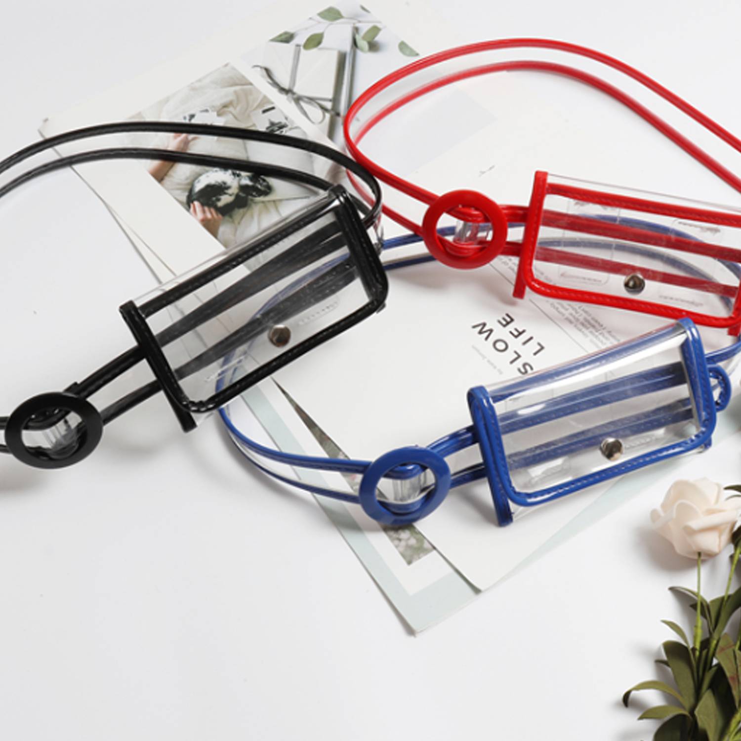 Portable Travel Clear Fanny Belt Pack 6
