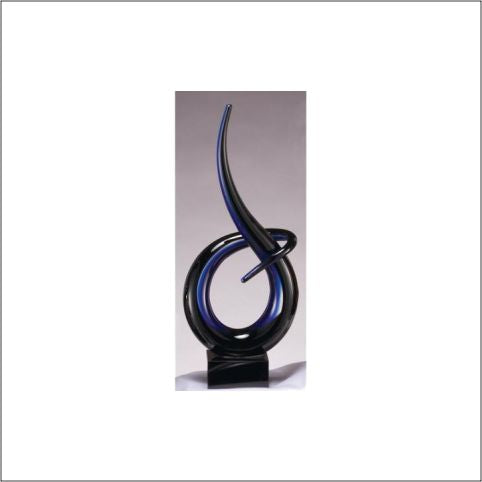14.5" Art Glass Sculpture 1