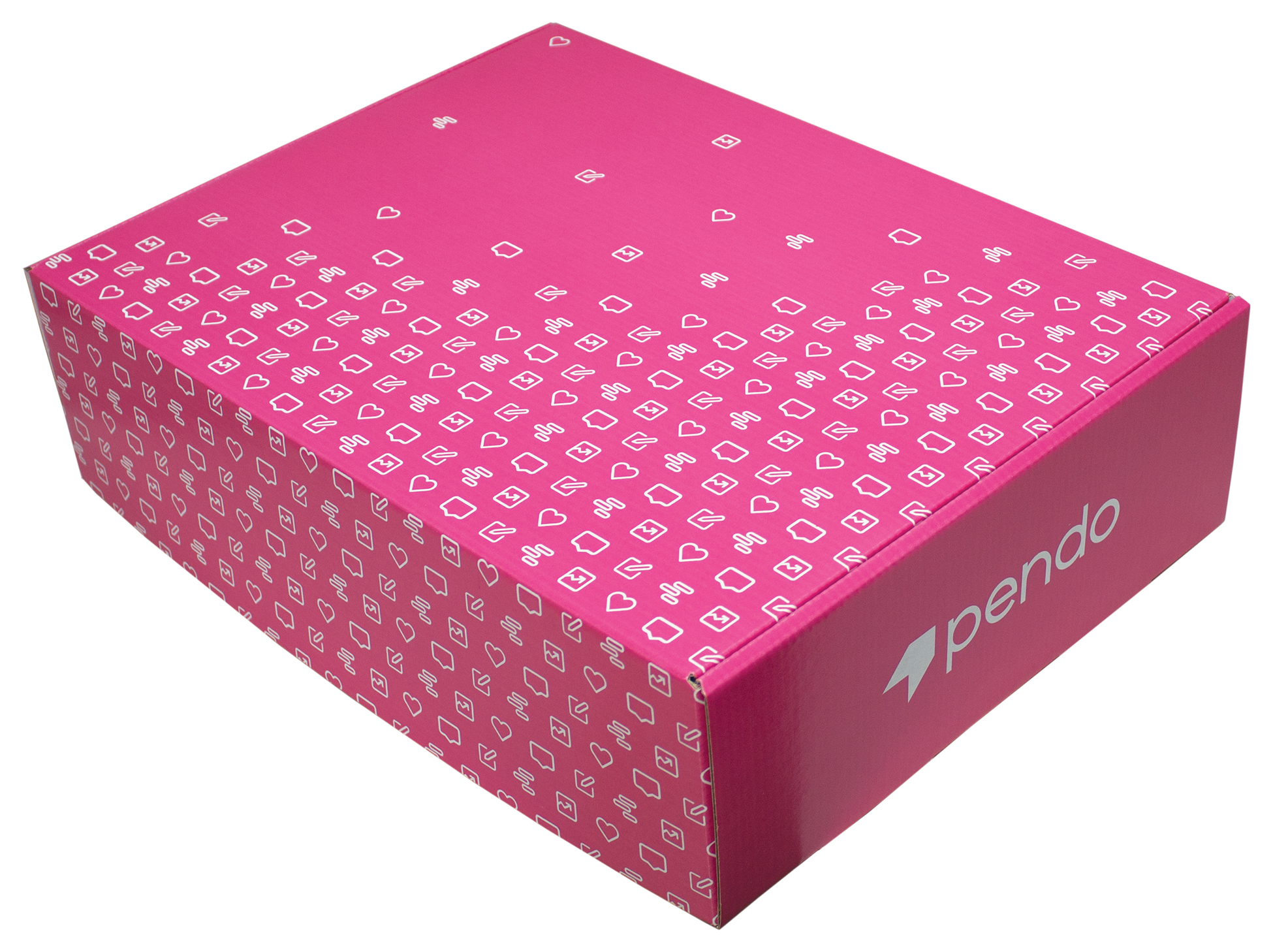 17" X 12 7/8" X 4 3/4" - E-Flute Outside Tuck Box 1