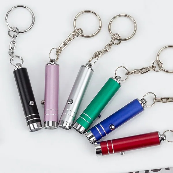 Mini Aluminum UV LED Flashlight Key Chain 3