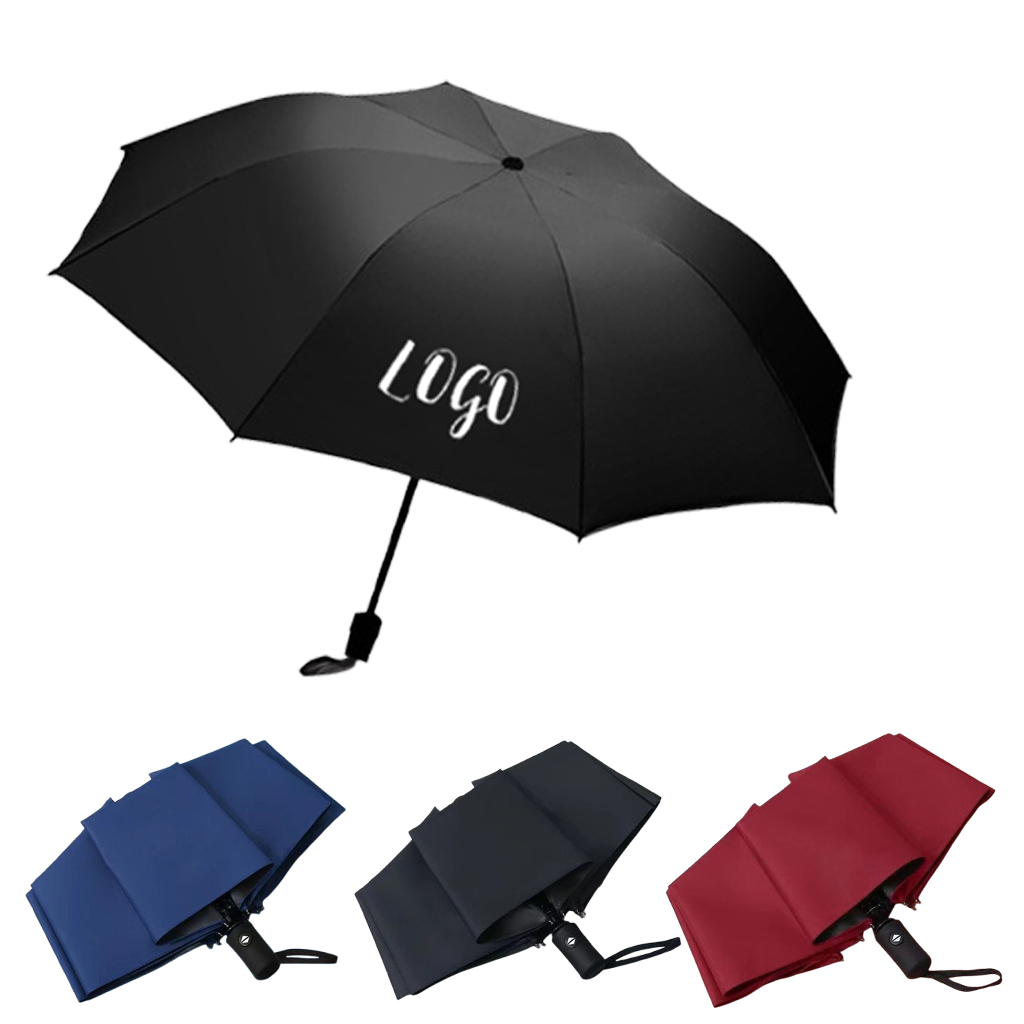 8-Rib Folding Automatic Umbrella 3