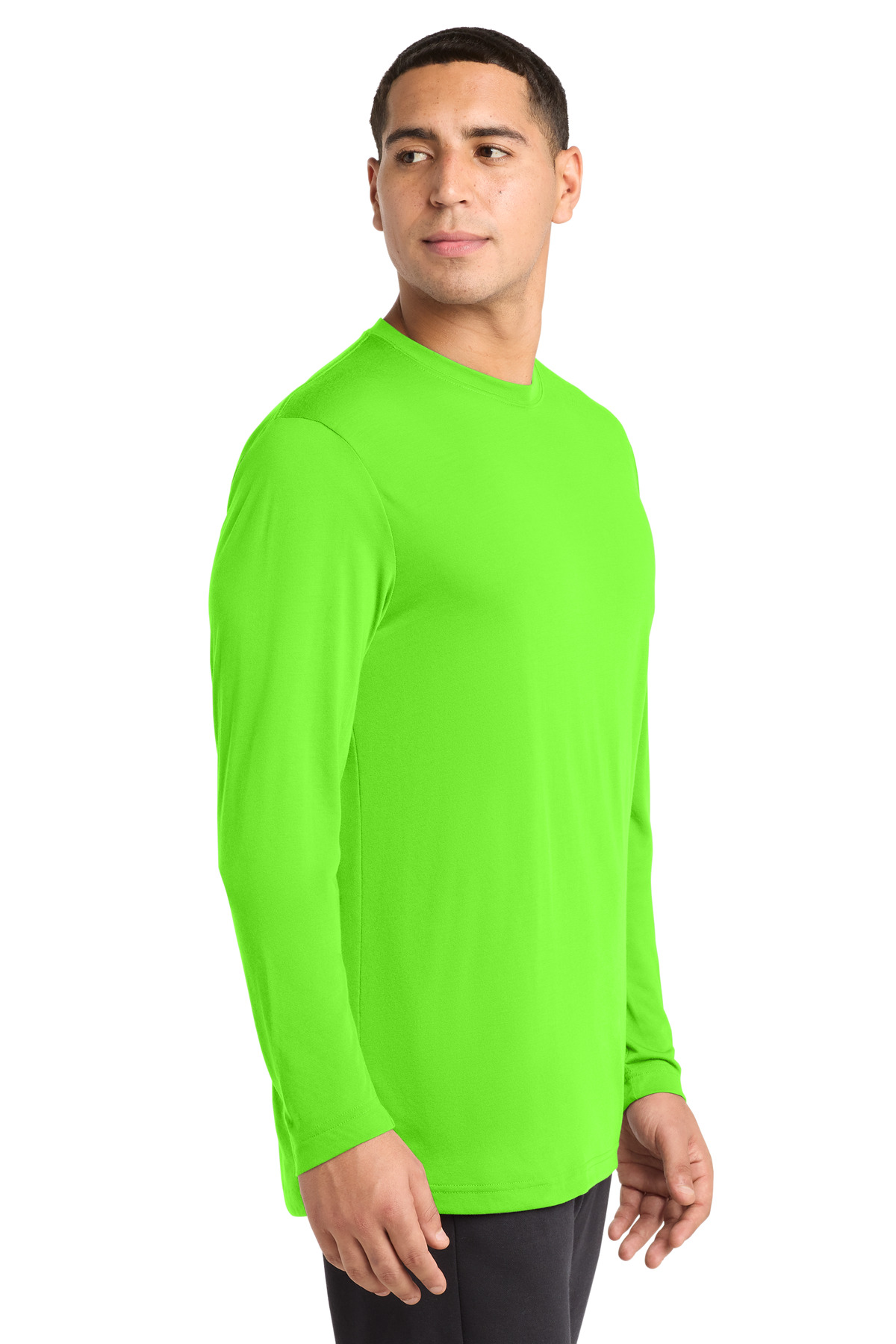 Sport-Tek Long Sleeve PosiCharge Competitor Cotton Touch Tee. ST450LS 24