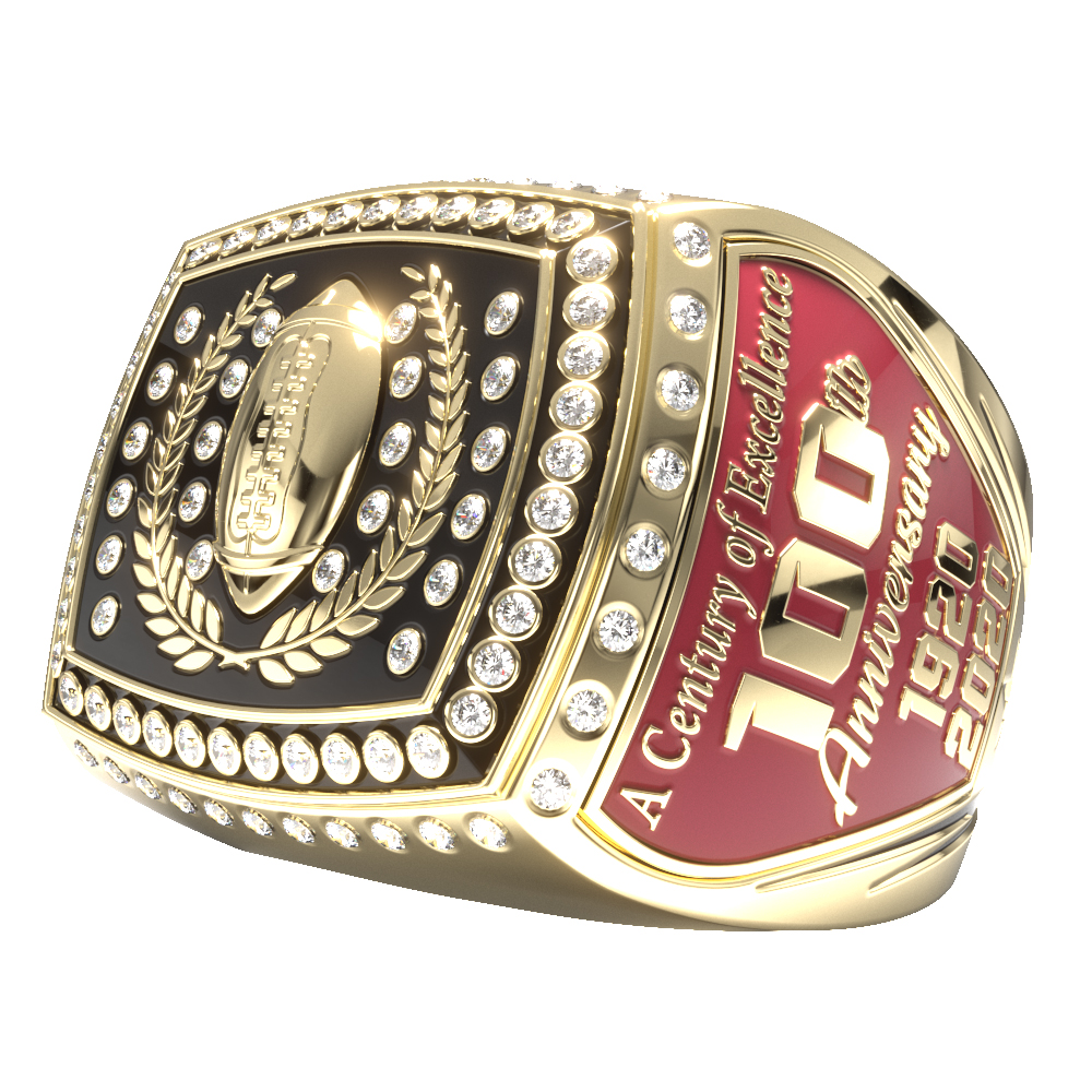 Custom Titan Ring w/ Stock Top & 2 Custom Sides