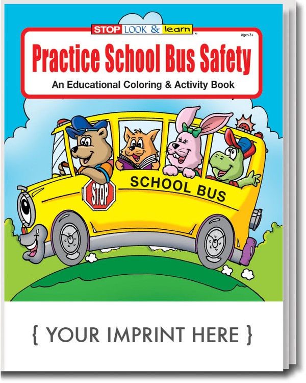 COLORING BOOK - Practice School Bus Safety Coloring & Activity Book 5