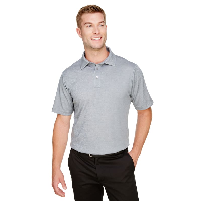 Devon & Jones CrownLux Performance™ Men's Address Melange Polo 4