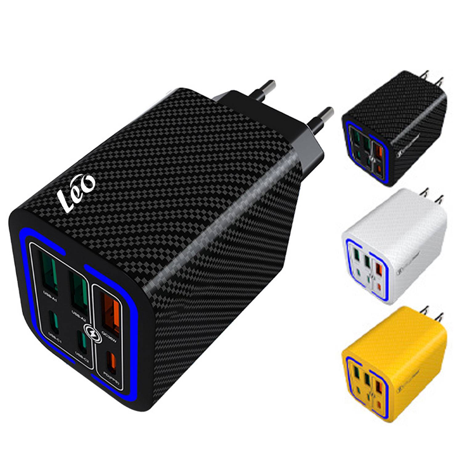 6-Port 3PD 50W Fast Charging Phone Charger 10