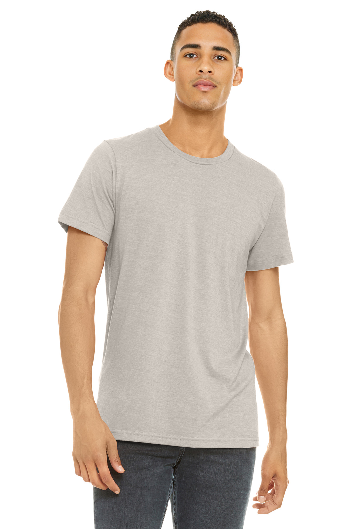 BELLA+CANVAS Unisex Heather CVC Short Sleeve Tee. BC3001CVC 617