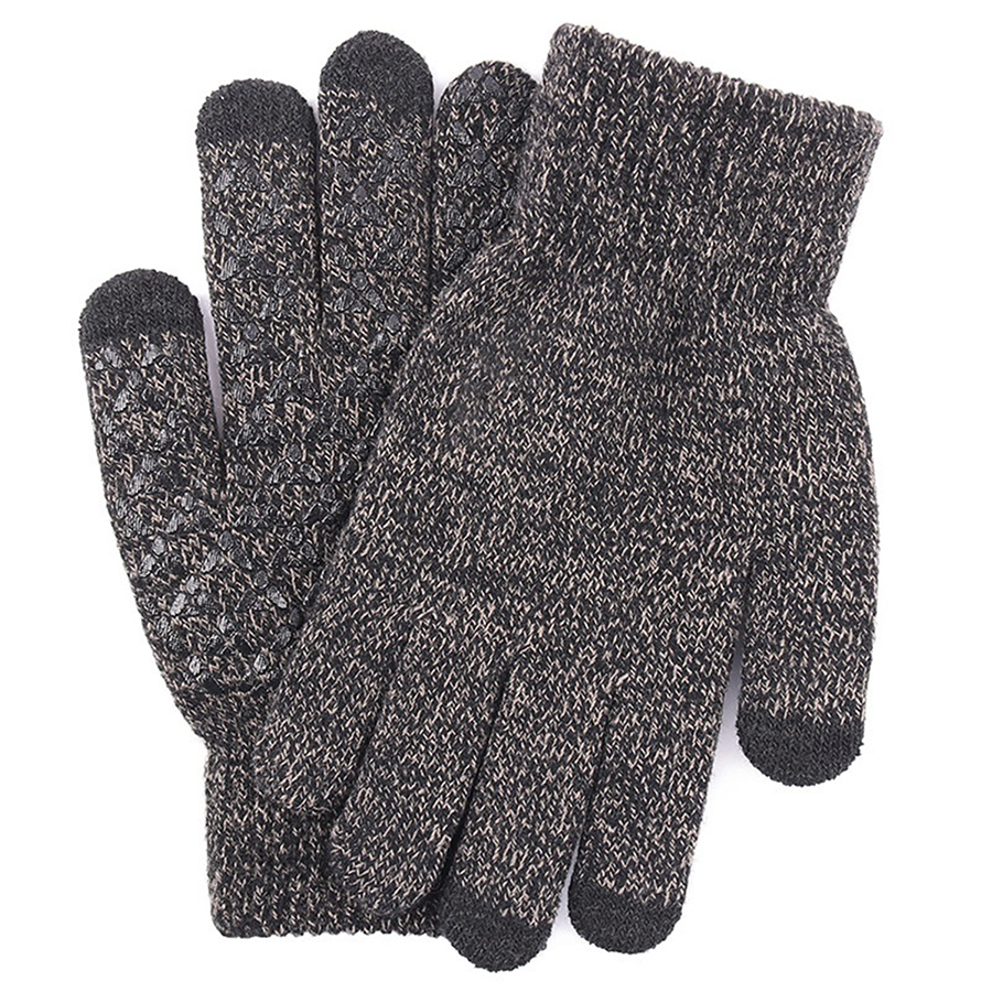 Adult Stretch Ribbed Gloves with Sensitive Touch, Non-Slip 13