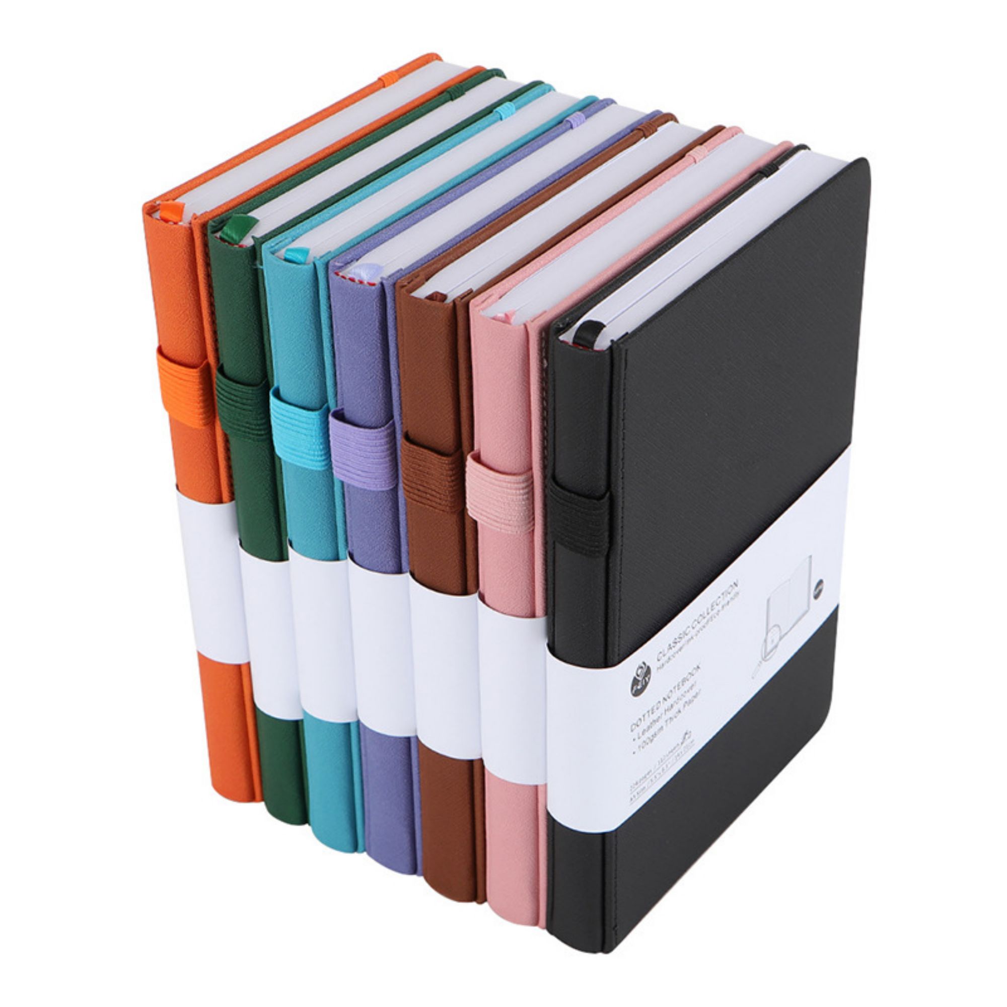 5.9"x8.5" 224 Pages Classic Notebook With Pen Loop 4