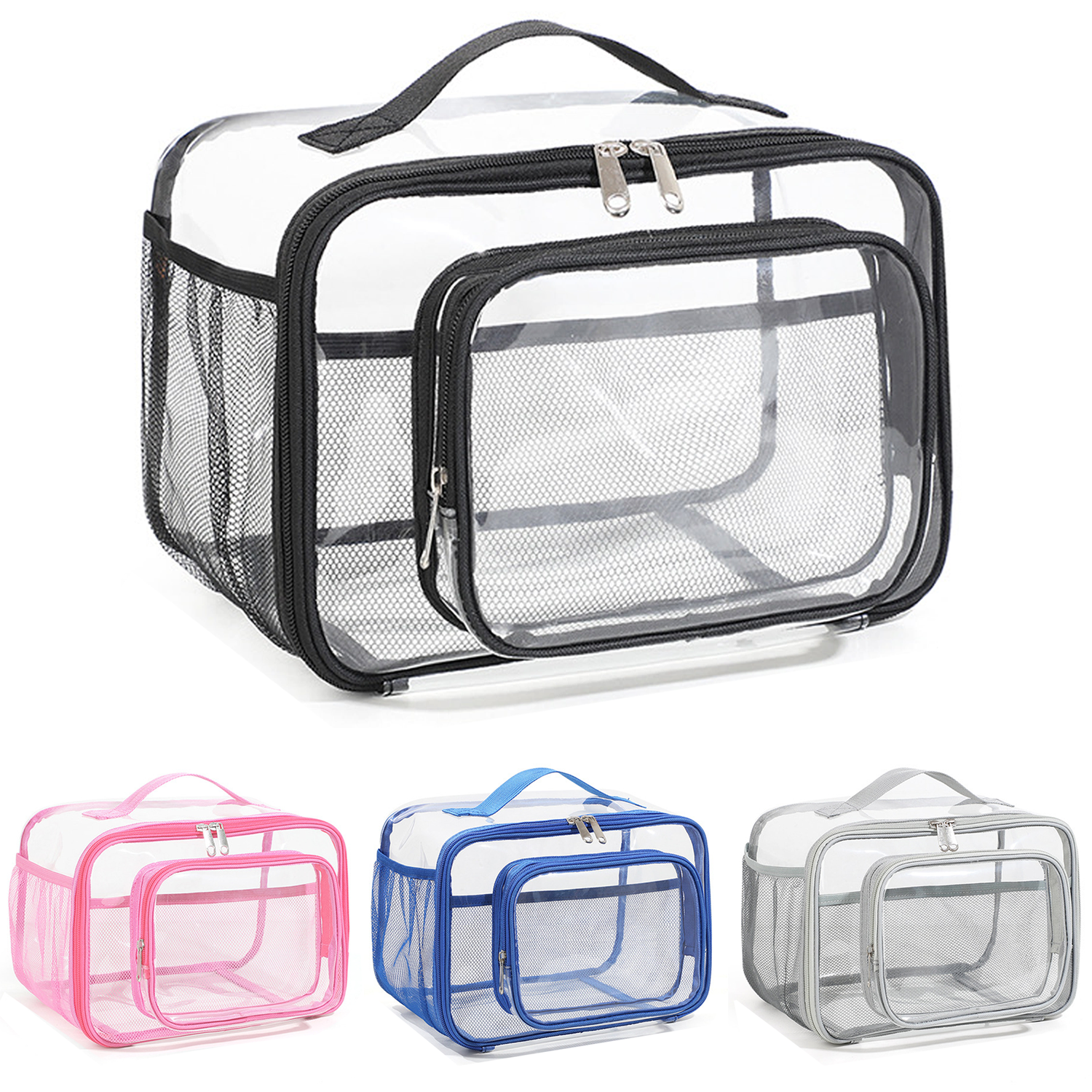 PVC Clear Large Capacity Tote Storage Bag 6