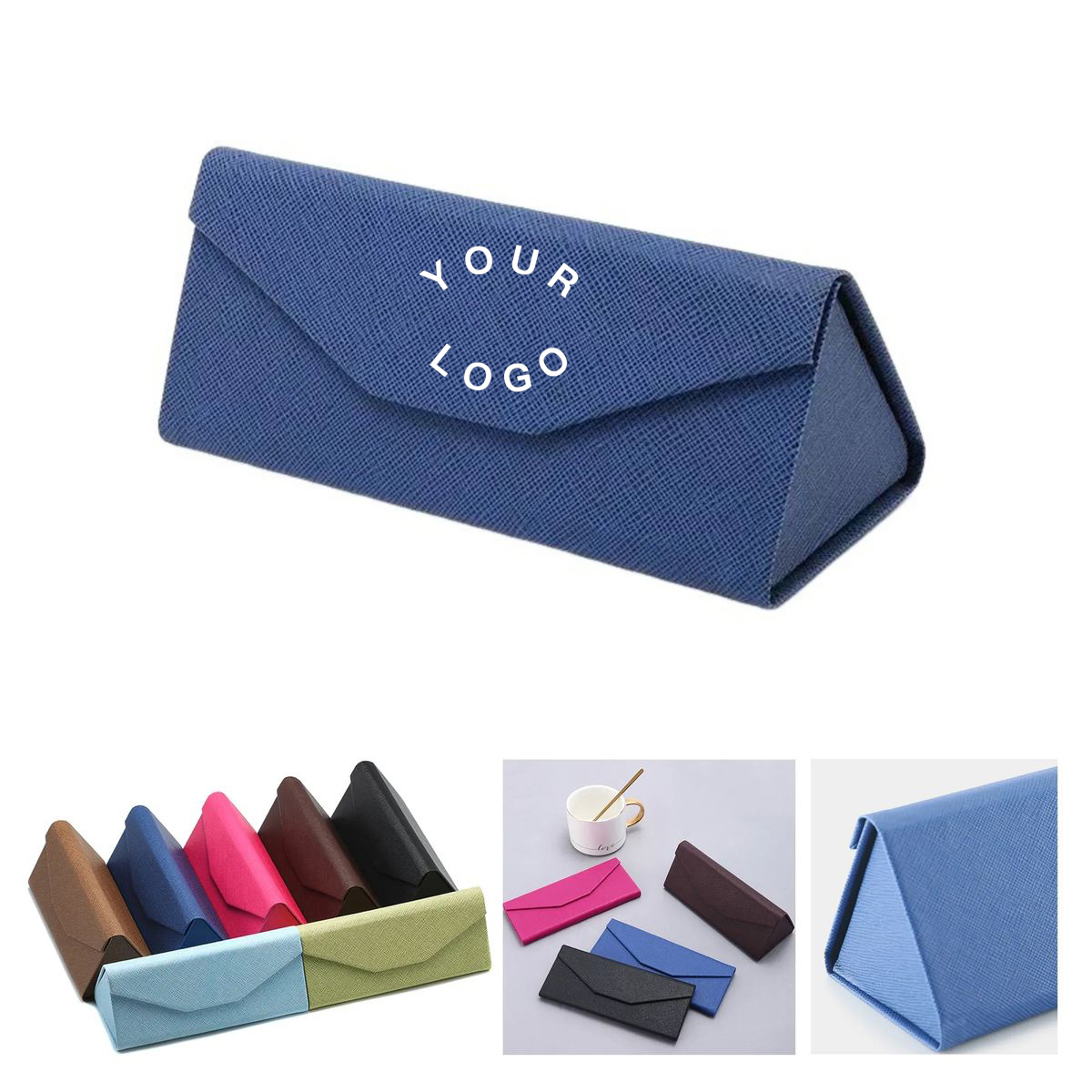 Compact Metal Leather Case for Eyeglasses 6