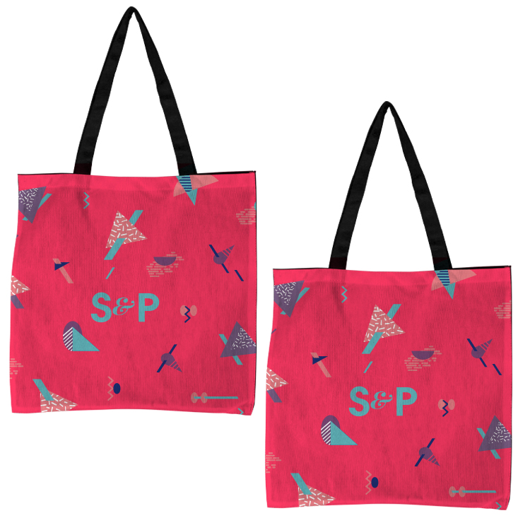 Flat Tote- Full Color on Both Sides 6