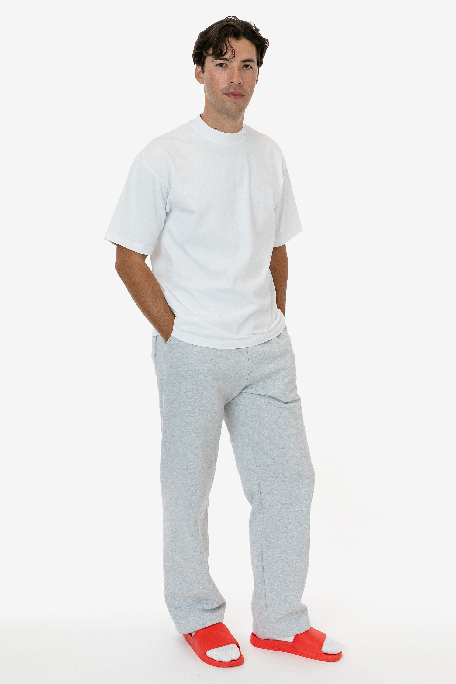 14 OZ HEAVY FLEECE STRAIGHT LEG SWEATPANTS 1