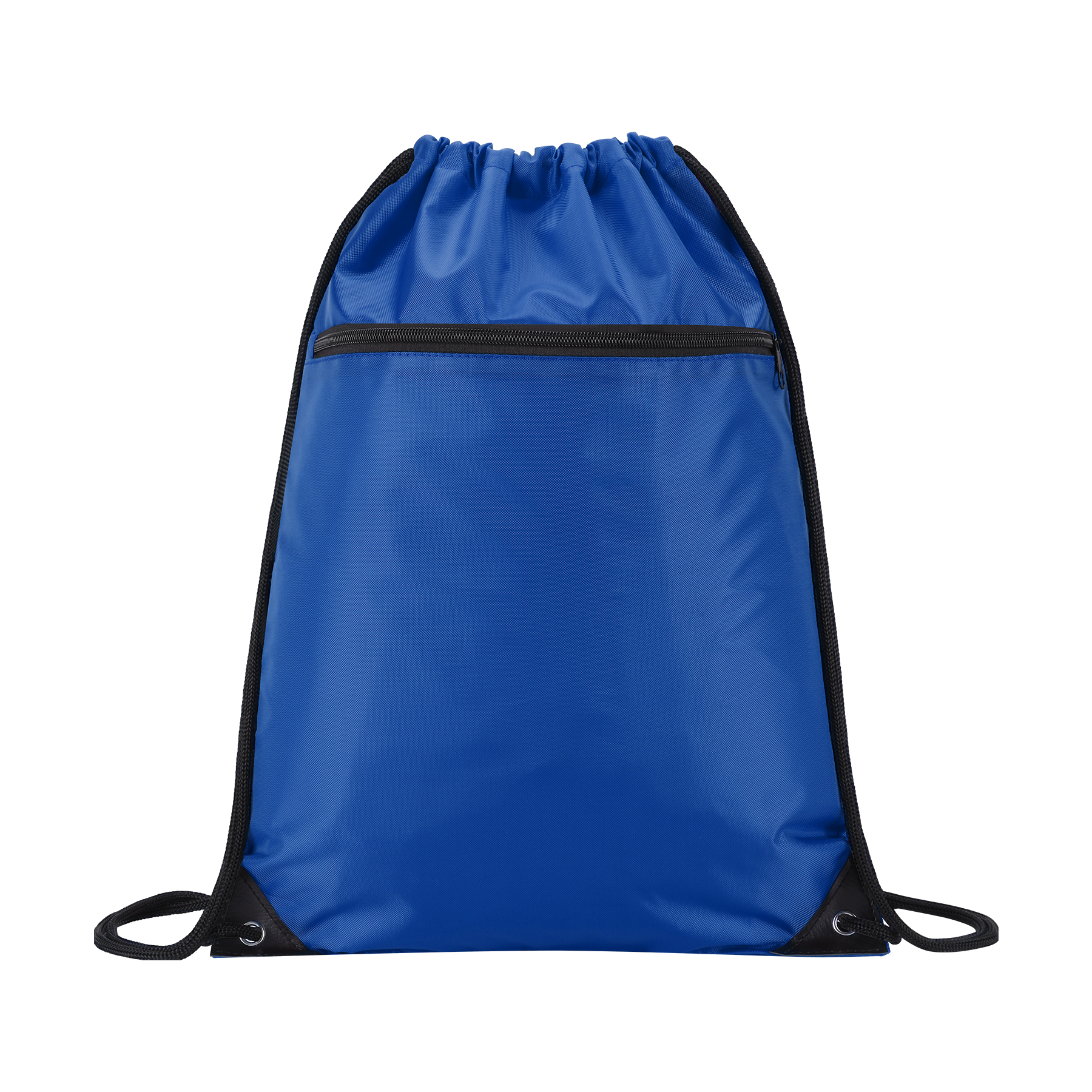 420D RPET Drawstring Backpack With Zipper 1