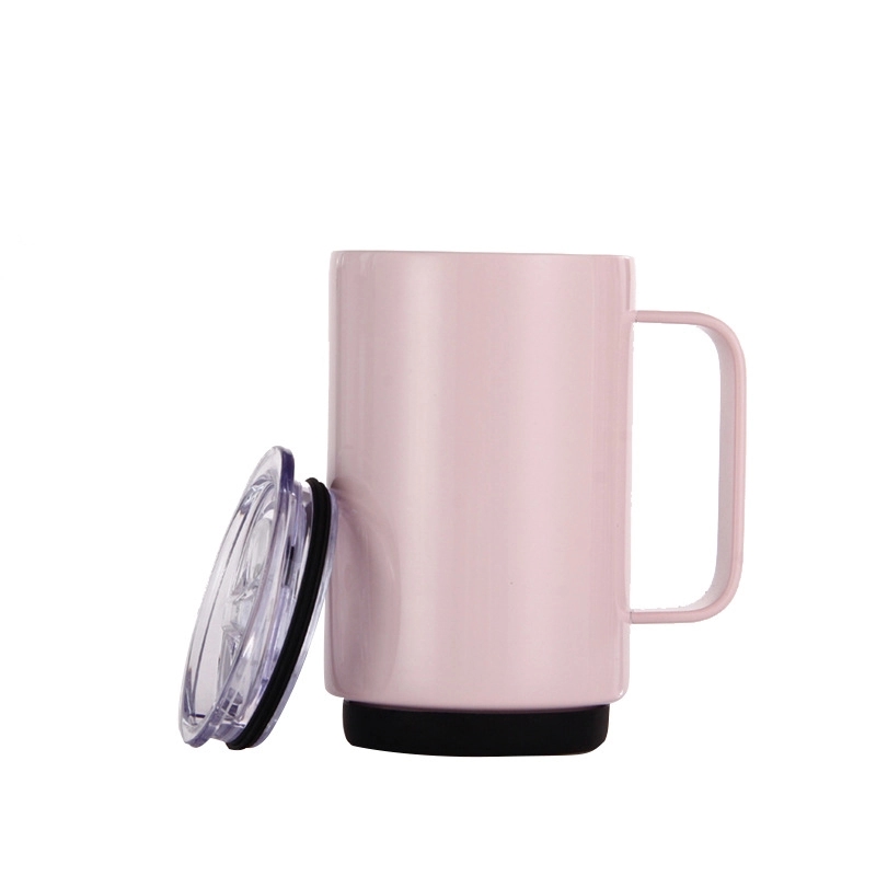 Custom 10 oz Stainless Steel Travel Mug With Handle 1