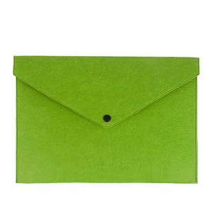 A4 Snap Back Felt File Bag For Documents 16