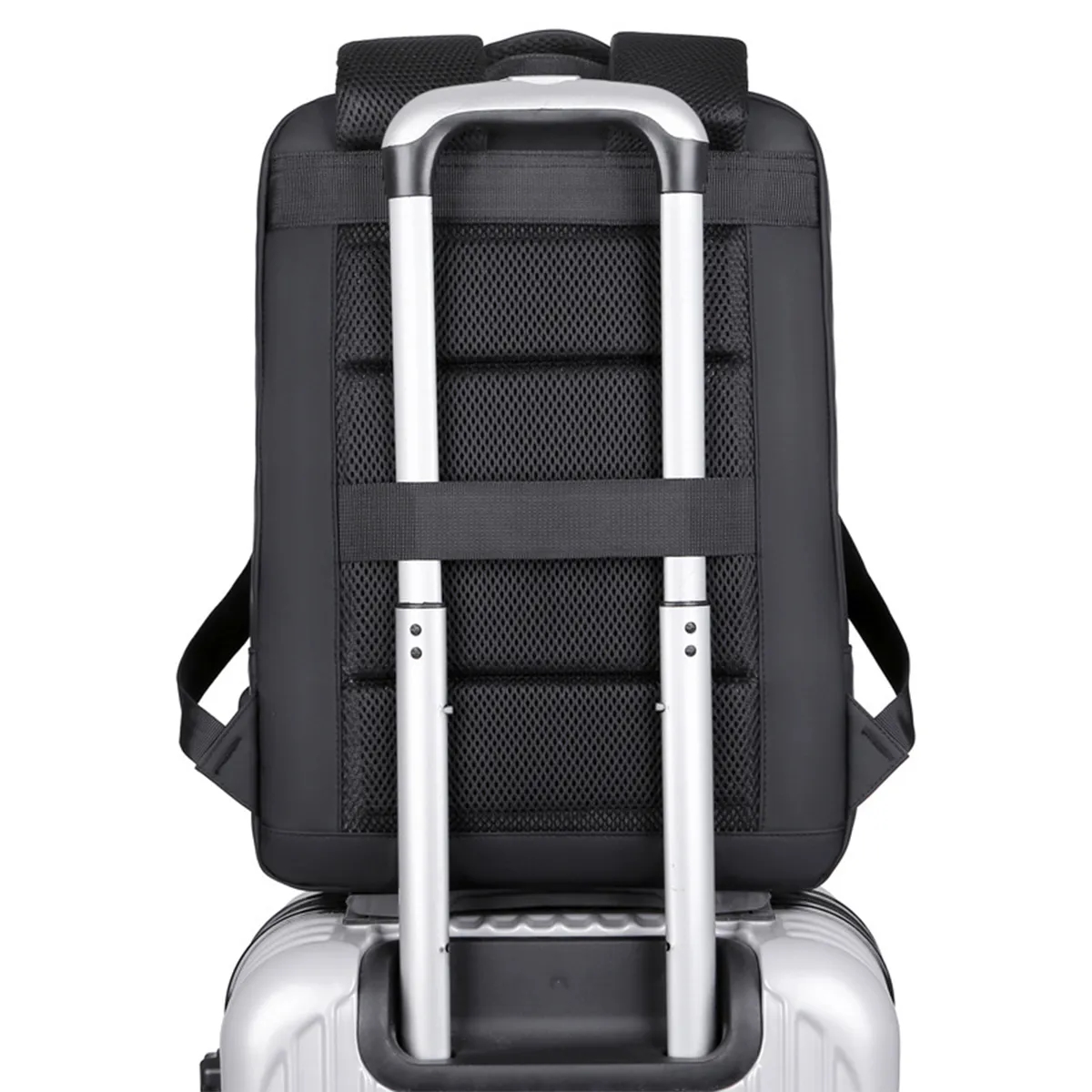 Multi-Pockets Business Travel Laptop Backpack with USB Port 3