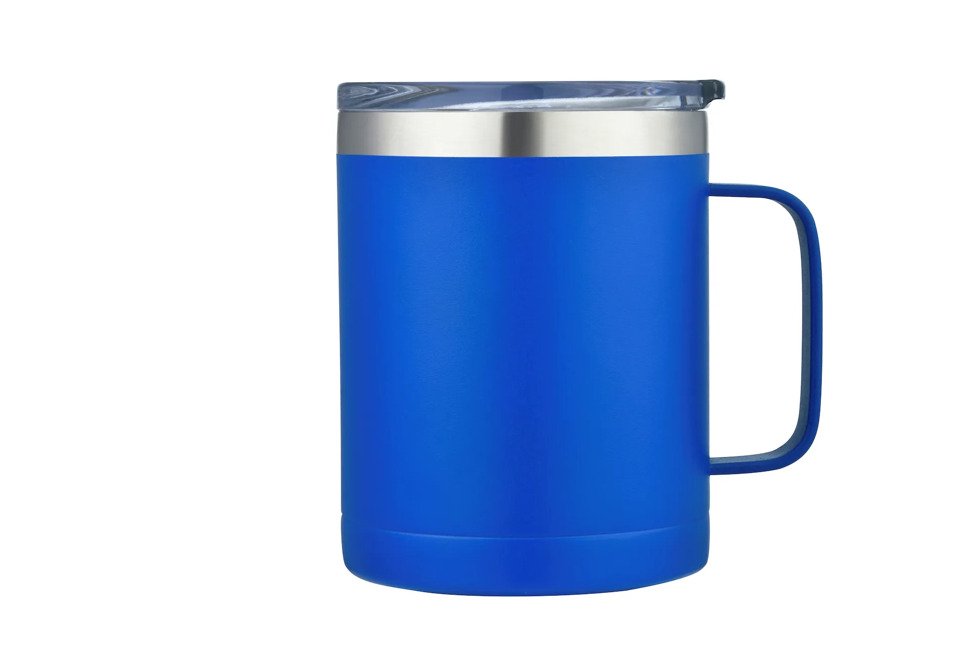 14oz Powder Coated Stainless Vacuum Camp Mug w/ Handle