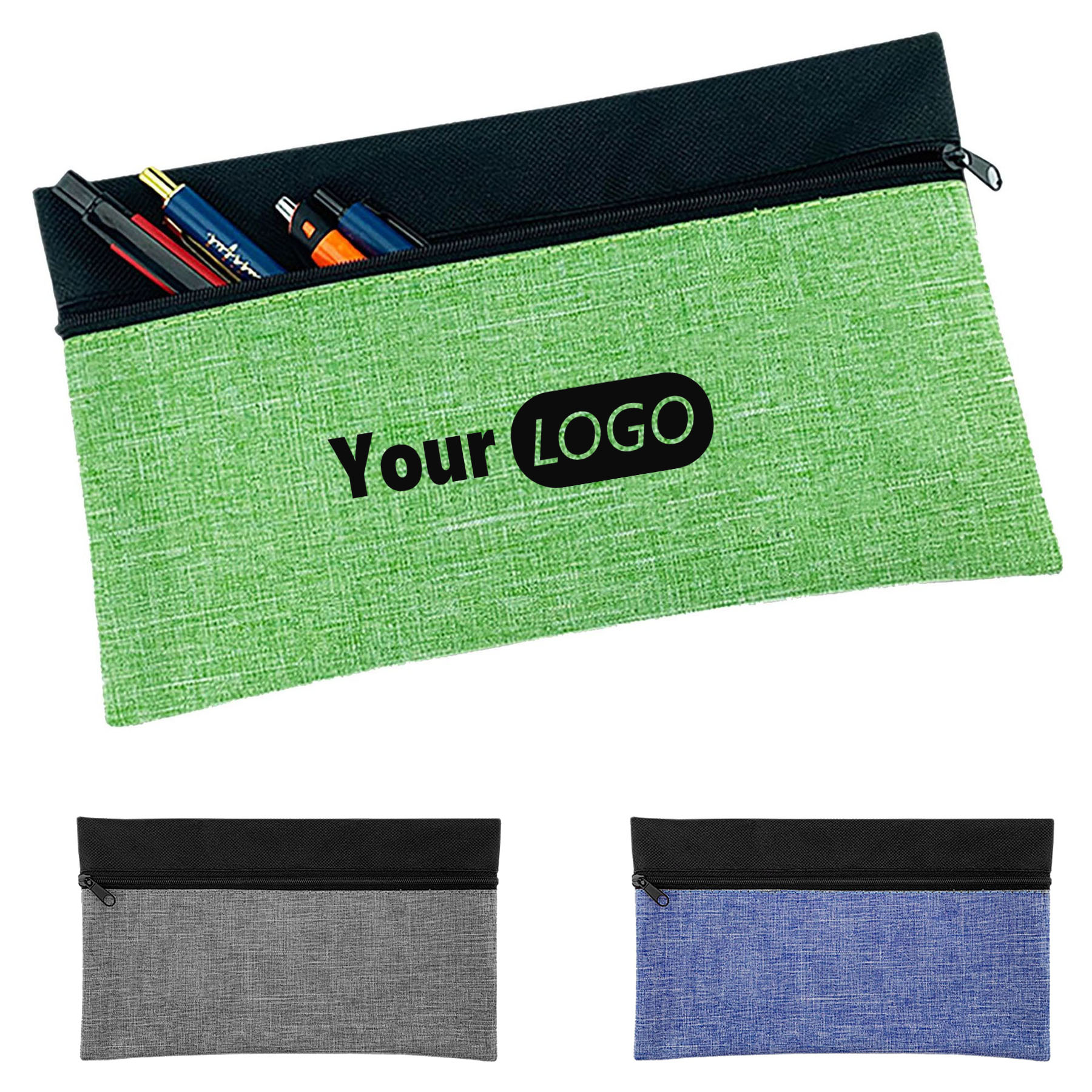 Polyester Zipper Pencil Case 4