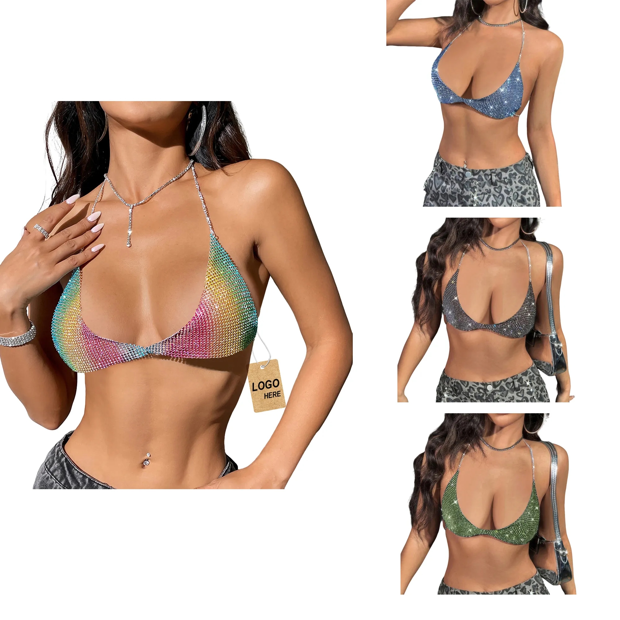 Diamond Music Festival Women's Halter Vest 3