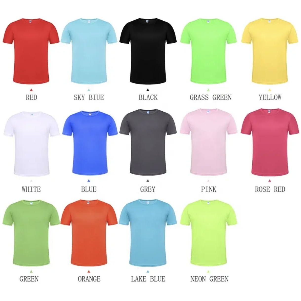 Men's Crewneck T-shirt Stock 4