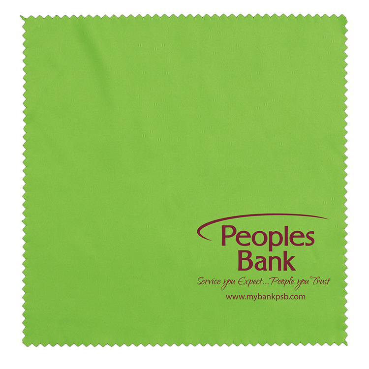 "ONECLEANSCREEN" 6" X 6" 100% Microfiber Recycled RPET Polyester Cleaning Cloth & Screen Cleaner 44