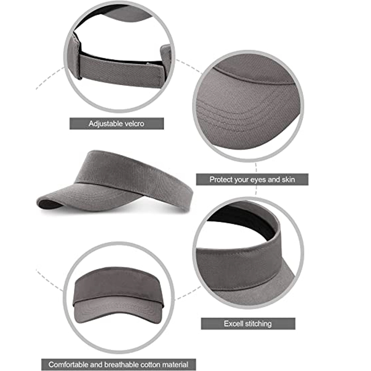 Sport Empty Top Sun Visor Caps 4