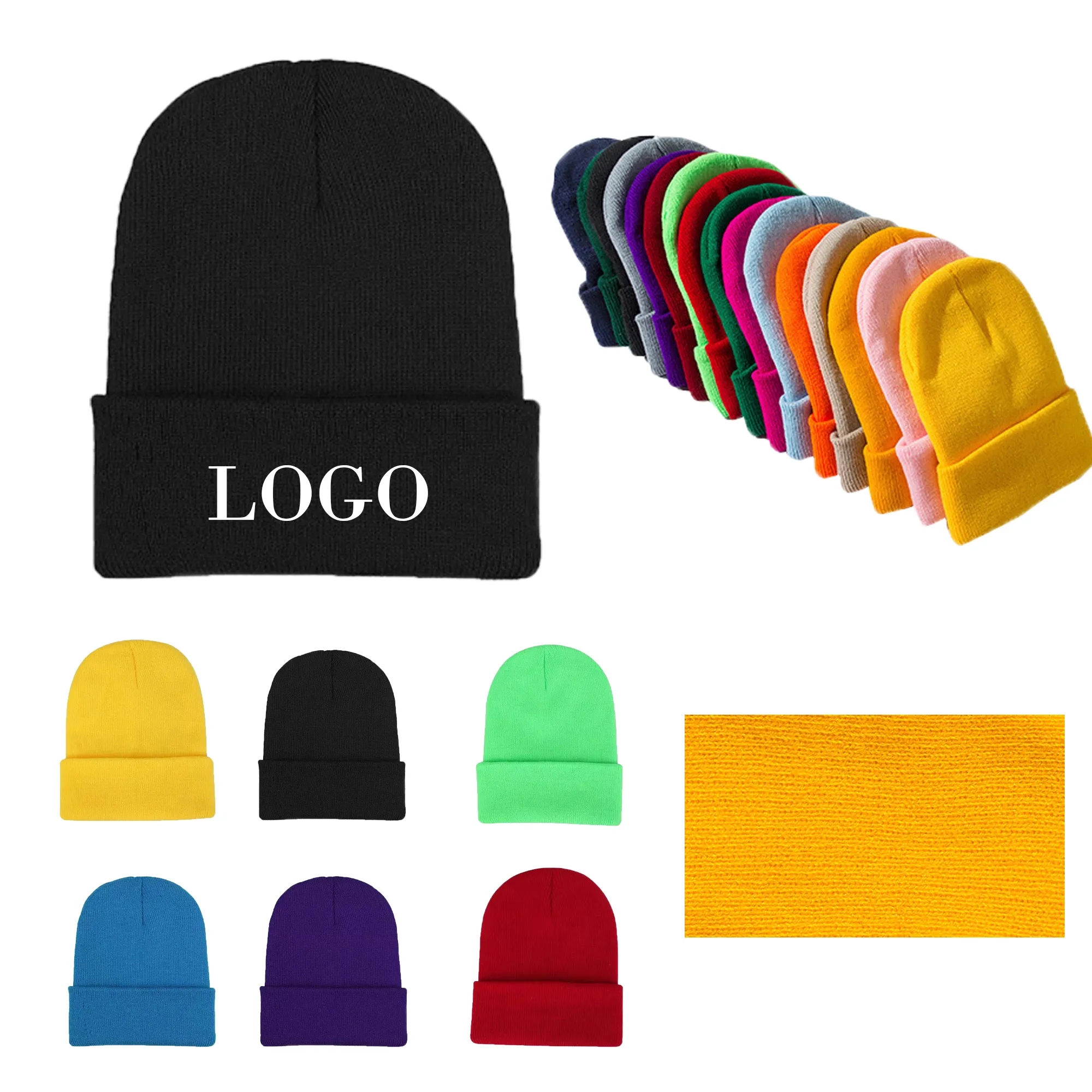 Acrylic Knit Warm Hat