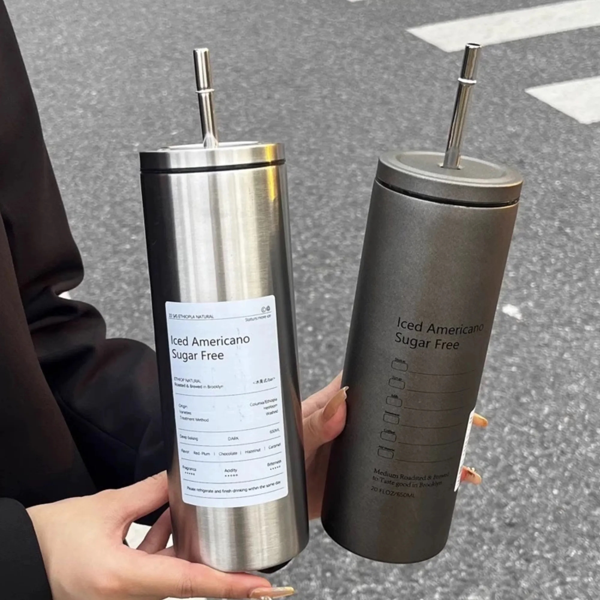 Metal Coffee Flasks Reusable Straws Corporate Gifts 4