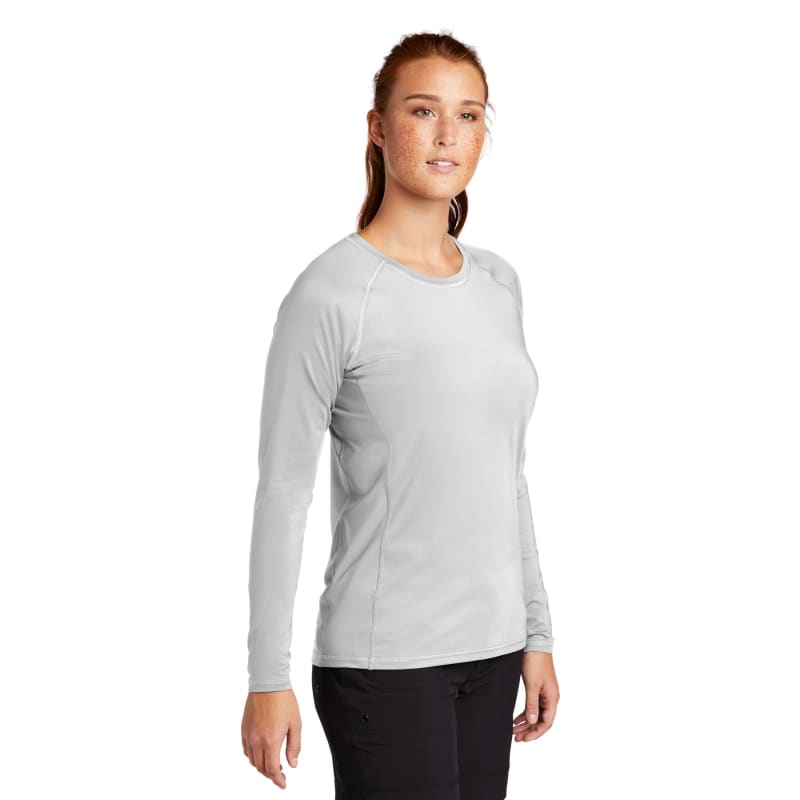 Sport-Tek Women's Long Sleeve Rashguard Tee. 17