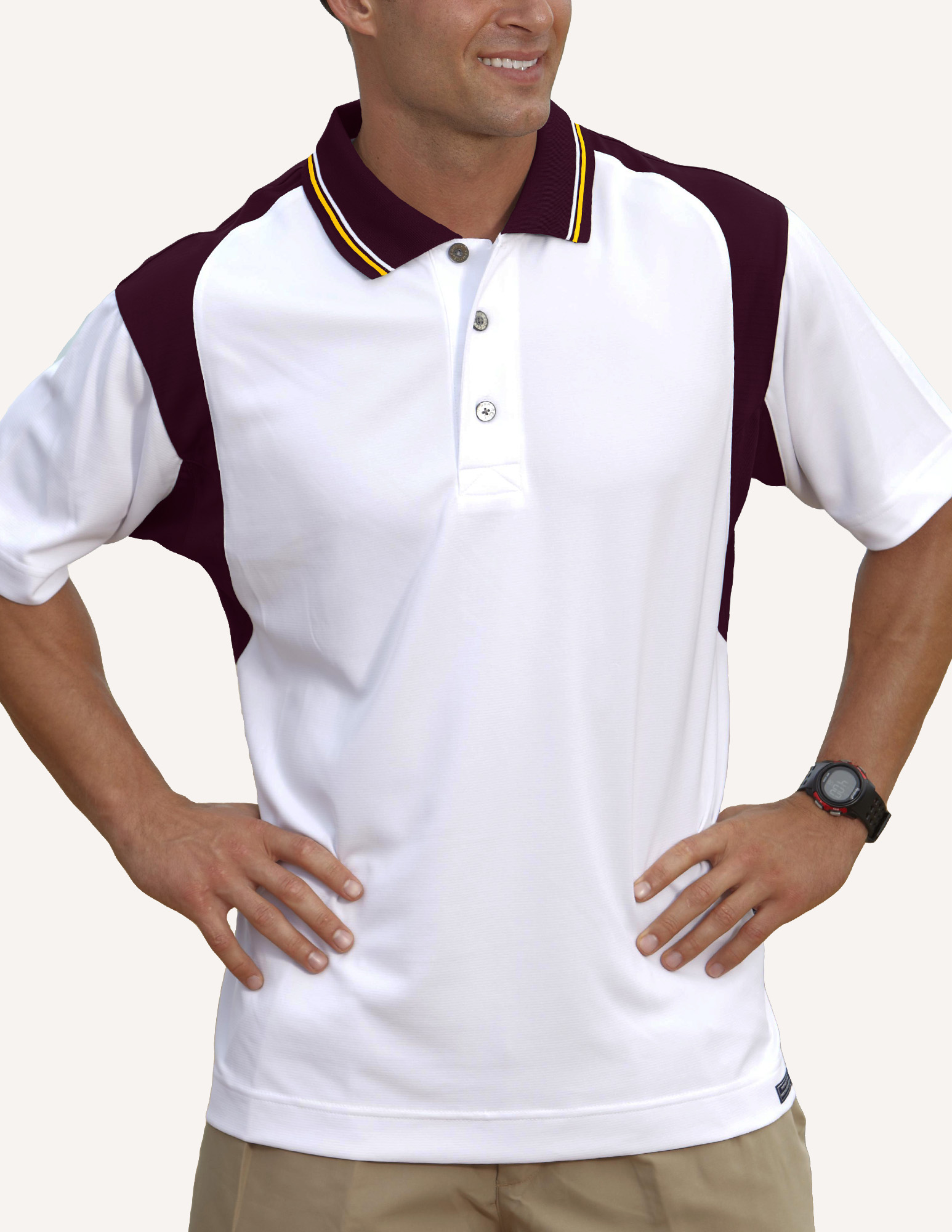 Men's Imperial Mini Ottoman Polo Shirt 2